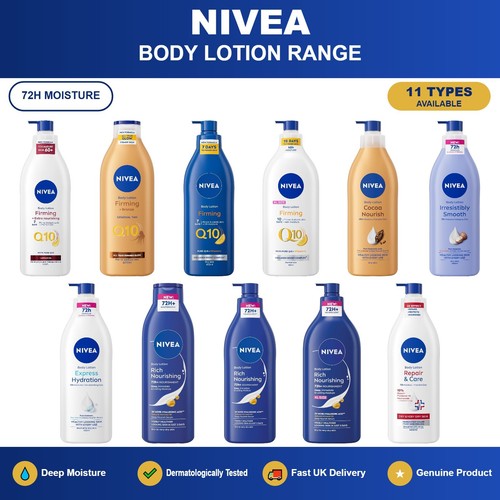 Nivea body lotion moisturiser - nivea,