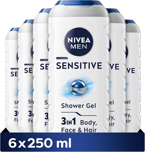 Nivea men sensitive shower - sensitive, gel