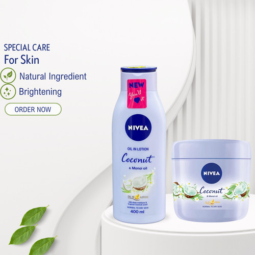 Nivea coconut monoi oil body - coconut, &